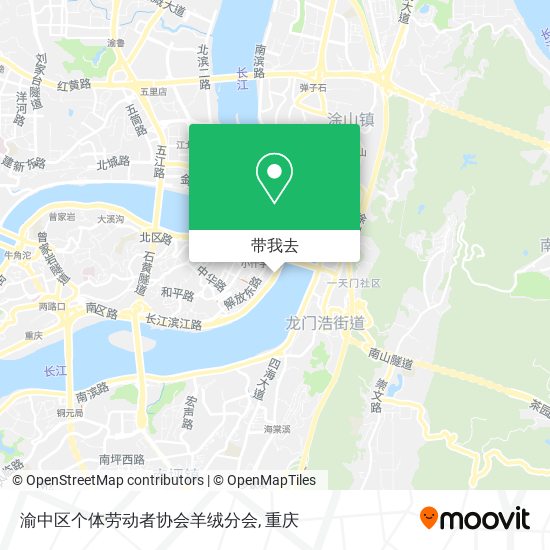 渝中区个体劳动者协会羊绒分会地图