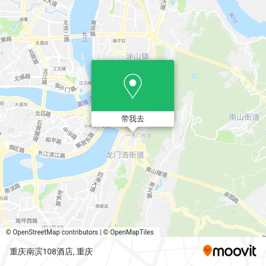 重庆南滨108酒店地图
