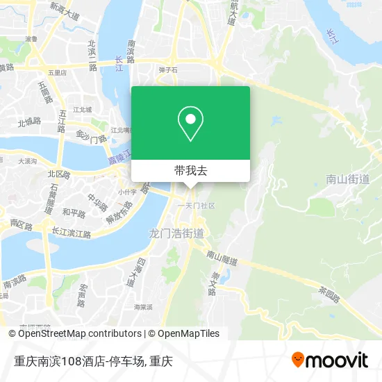 重庆南滨108酒店-停车场地图