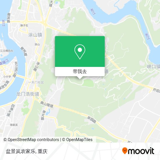 盆景岚农家乐地图
