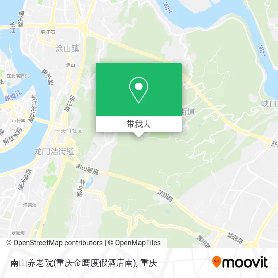 南山养老院(重庆金鹰度假酒店南)地图