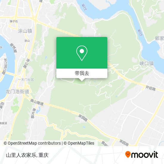 山里人农家乐地图