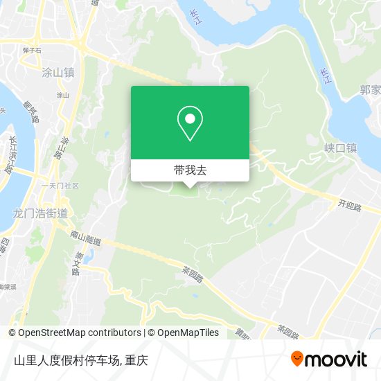 山里人度假村停车场地图