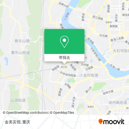 金美宾馆地图
