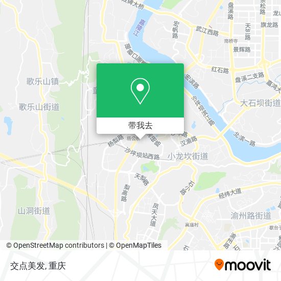 交点美发地图
