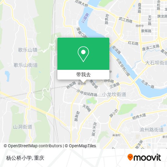 杨公桥小学地图