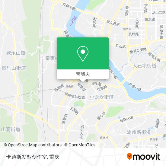 卡迪斯发型创作室地图