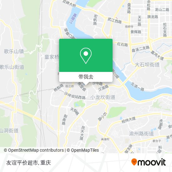 友谊平价超市地图