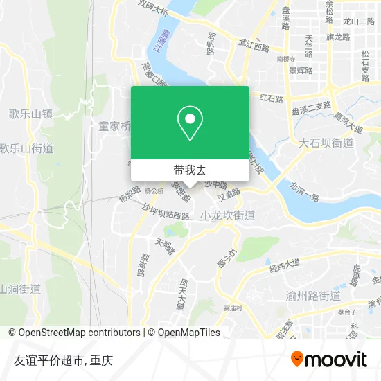 友谊平价超市地图