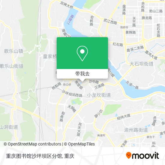 重庆图书馆沙坪坝区分馆地图