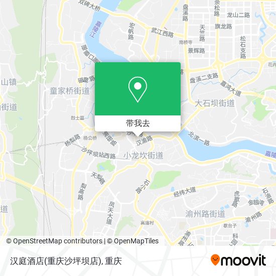 汉庭酒店(重庆沙坪坝店)地图