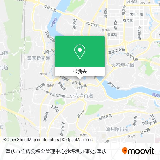 重庆市住房公积金管理中心沙坪坝办事处地图