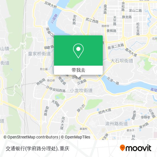 交通银行(学府路分理处)地图