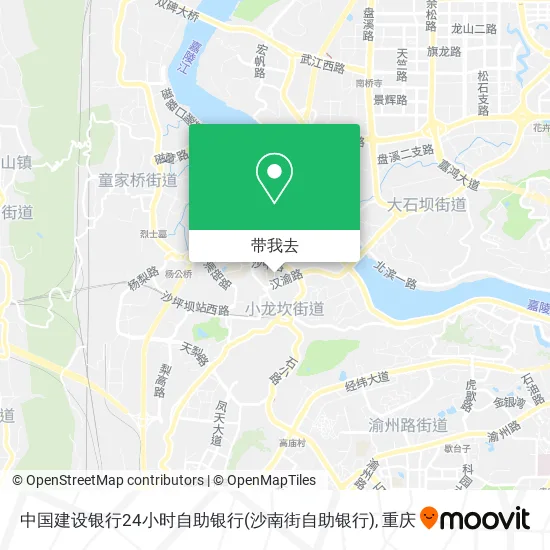 中国建设银行24小时自助银行(沙南街自助银行)地图