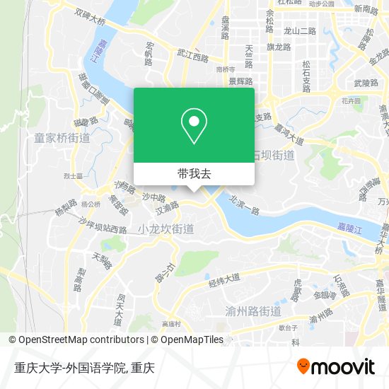 重庆大学-外国语学院地图