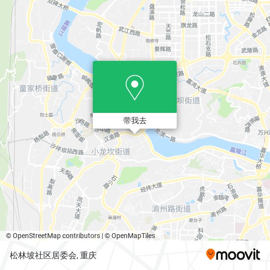 松林坡社区居委会地图