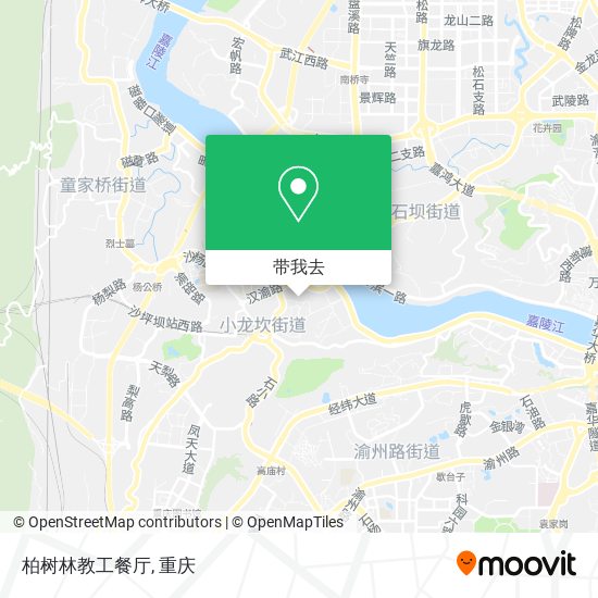 柏树林教工餐厅地图