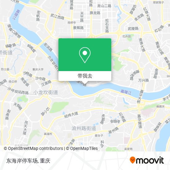 东海岸停车场地图