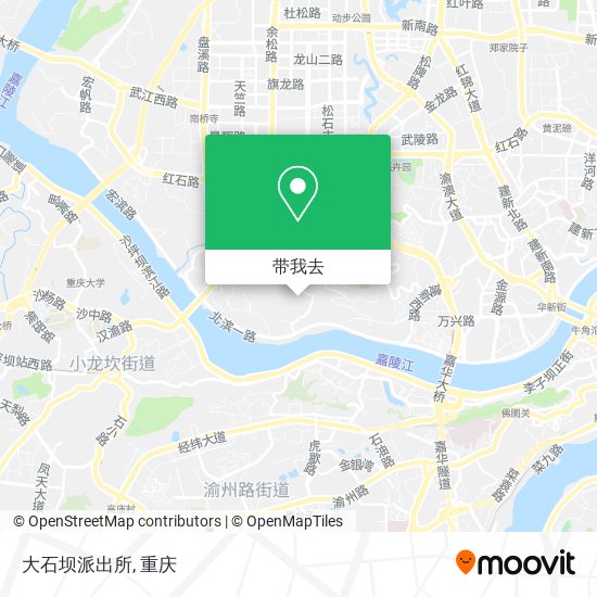大石坝派出所地图