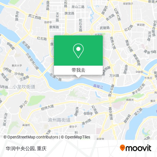 华润中央公园地图