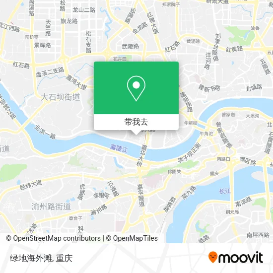 绿地海外滩地图