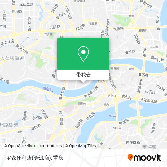 罗森便利店(金源店)地图