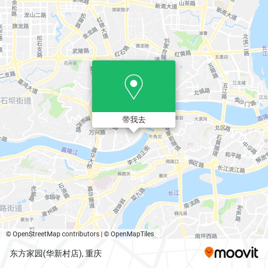 东方家园(华新村店)地图