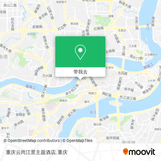 重庆云尚江景主题酒店地图
