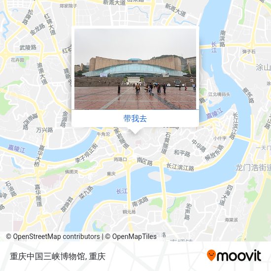 重庆中国三峡博物馆地图