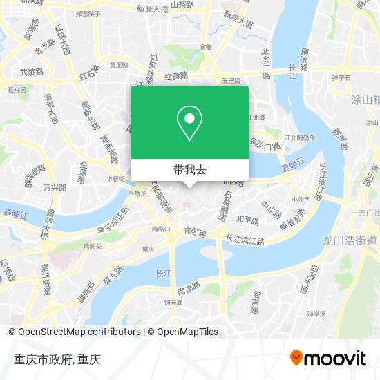 重庆市政府地图