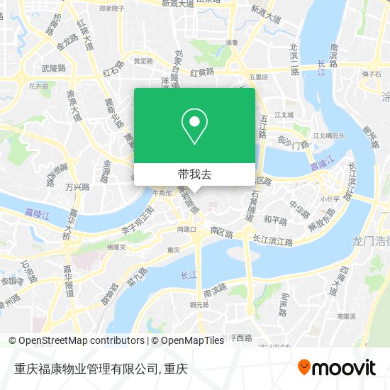 重庆福康物业管理有限公司地图