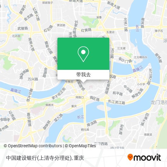中国建设银行(上清寺分理处)地图
