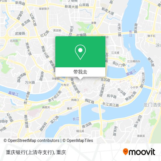 重庆银行(上清寺支行)地图