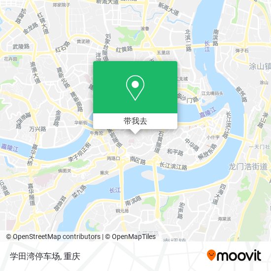 学田湾停车场地图