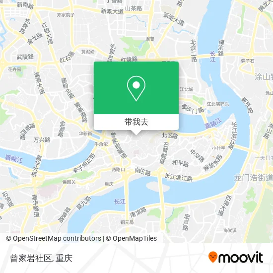 曾家岩社区地图