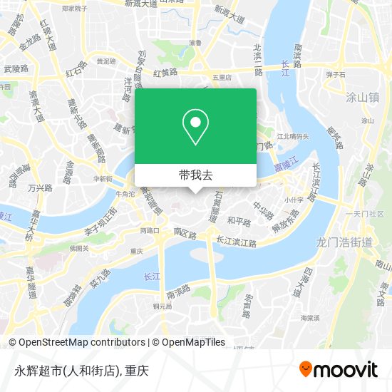 永辉超市(人和街店)地图