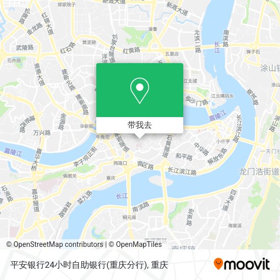 平安银行24小时自助银行(重庆分行)地图