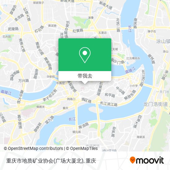 重庆市地质矿业协会(广场大厦北)地图