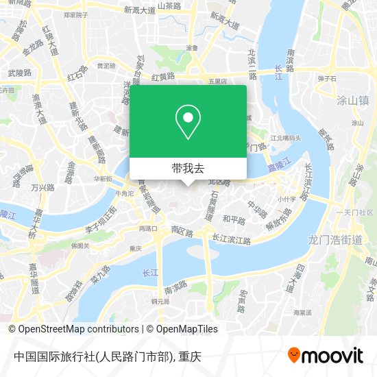 中国国际旅行社(人民路门市部)地图