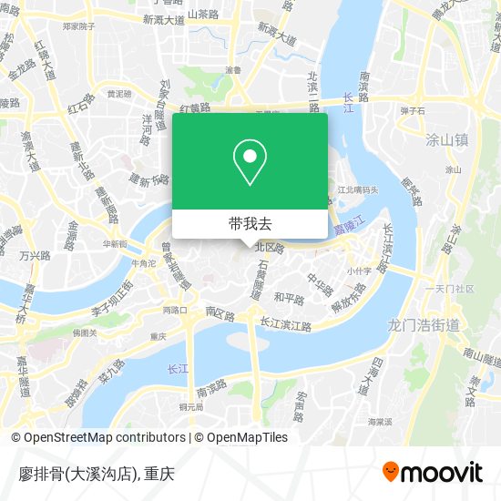 廖排骨(大溪沟店)地图