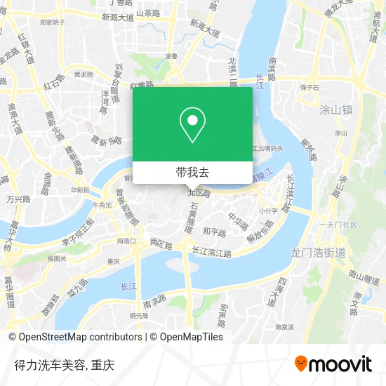 得力洗车美容地图