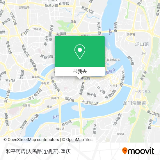 和平药房(人民路连锁店)地图