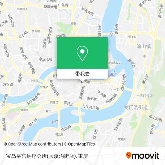 宝岛皇宫足疗会所(大溪沟街店)地图