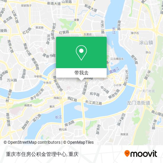 重庆市住房公积金管理中心地图