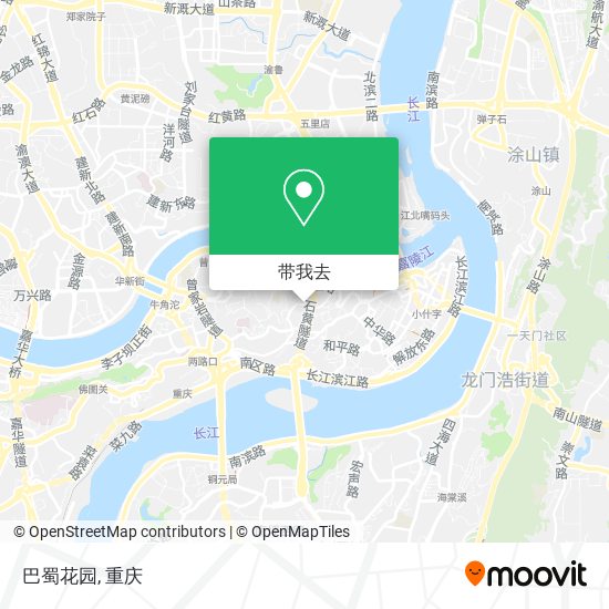 巴蜀花园地图