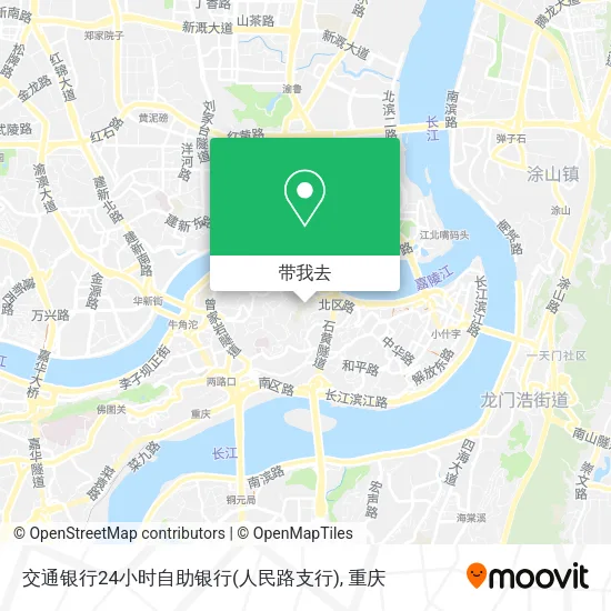 交通银行24小时自助银行(人民路支行)地图