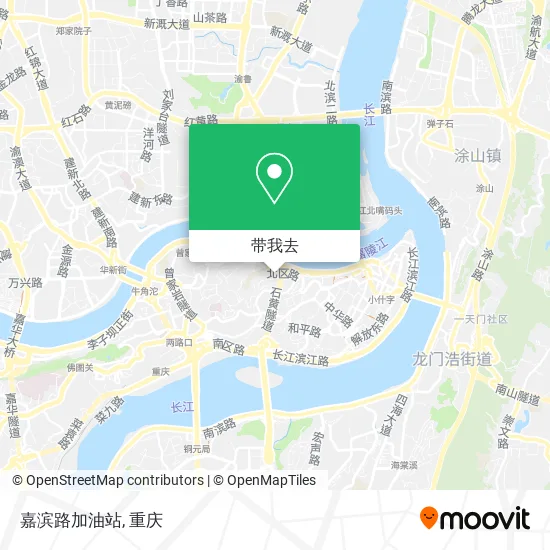 嘉滨路加油站地图