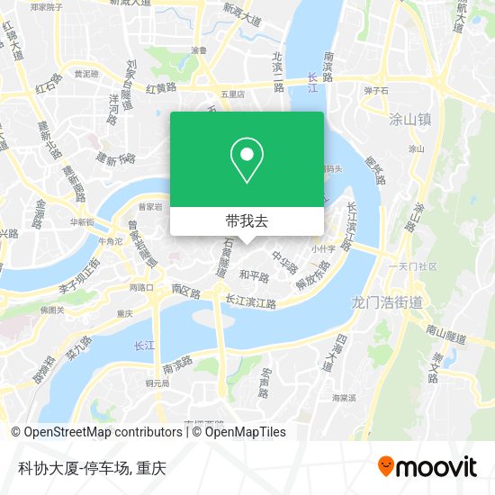 科协大厦-停车场地图