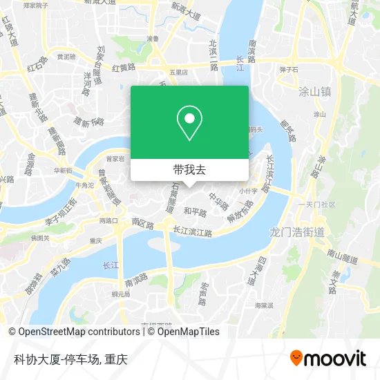 科协大厦-停车场地图