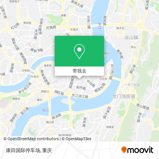 康田国际停车场地图